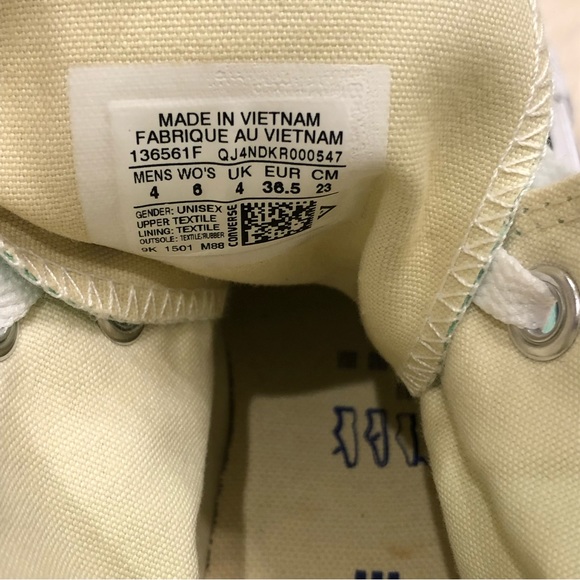 CONVERSE All-Star Mint Green Hi Top - Picture 9 of 11